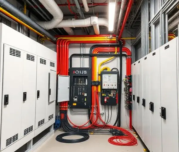 Projeto elétrico industrial em planta fabril