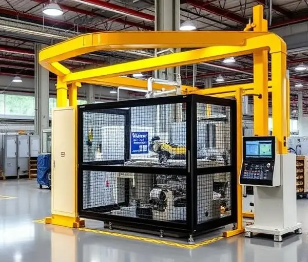 Máquina industrial adequada à NR-12
