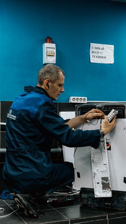 Prestador de serviço em ação