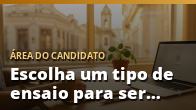 Escolha um tipo de ensaio para ser referência
