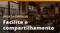 Facilite o compartilhamento: código pessoal e mensagem pronta