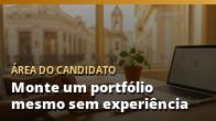 Monte um portfólio mesmo sem experiência