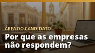 Por que as empresas não respondem?