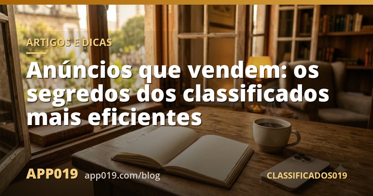 Anúncios que vendem: os segredos dos classificados mais eficientes