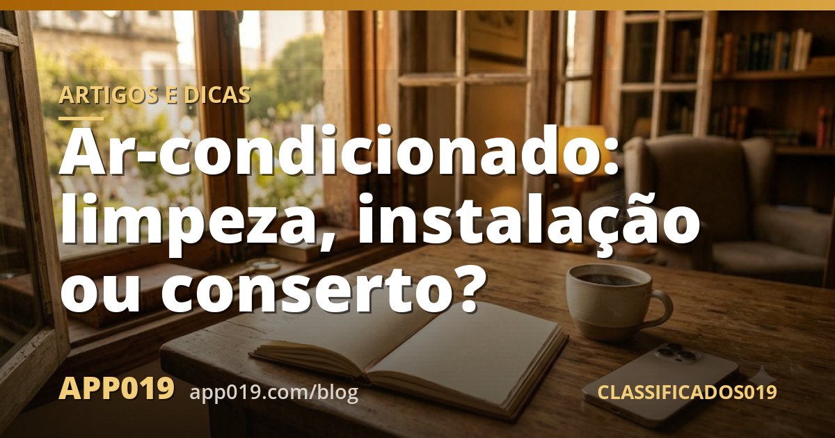 Ar-condicionado: limpeza, instalação ou conserto?