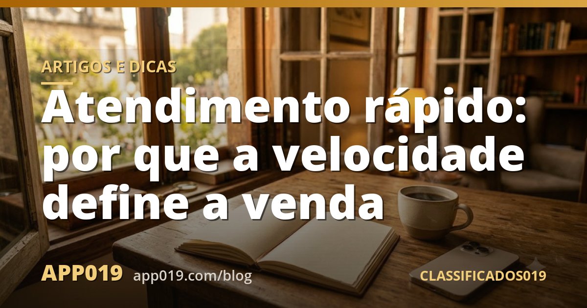 Atendimento rápido: por que a velocidade define a venda