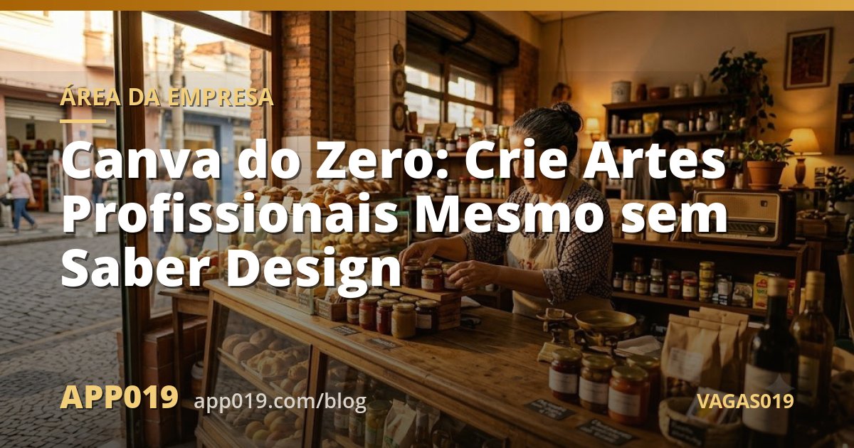 Canva do Zero: Crie Artes Profissionais Mesmo sem Saber Design