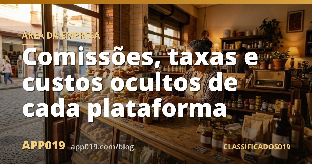 Comissões, taxas e custos ocultos de cada plataforma