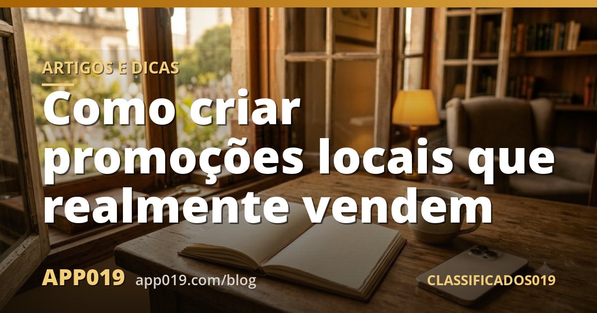 Como criar promoções locais que realmente vendem