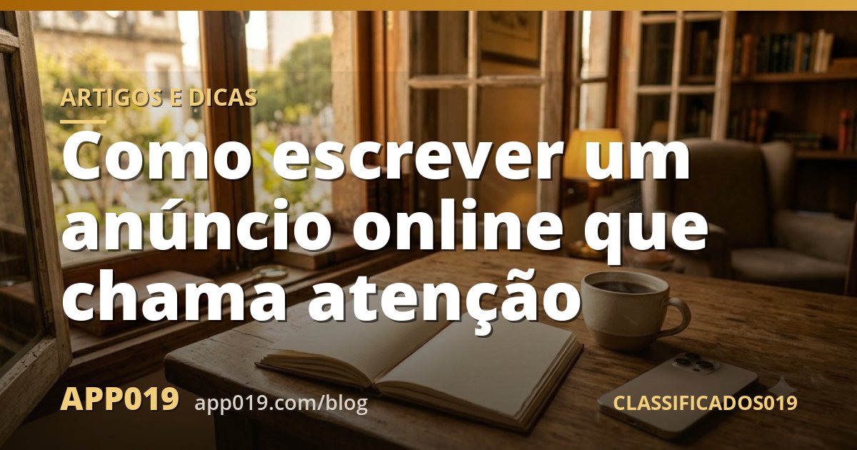 Como escrever um anúncio online que chama atenção