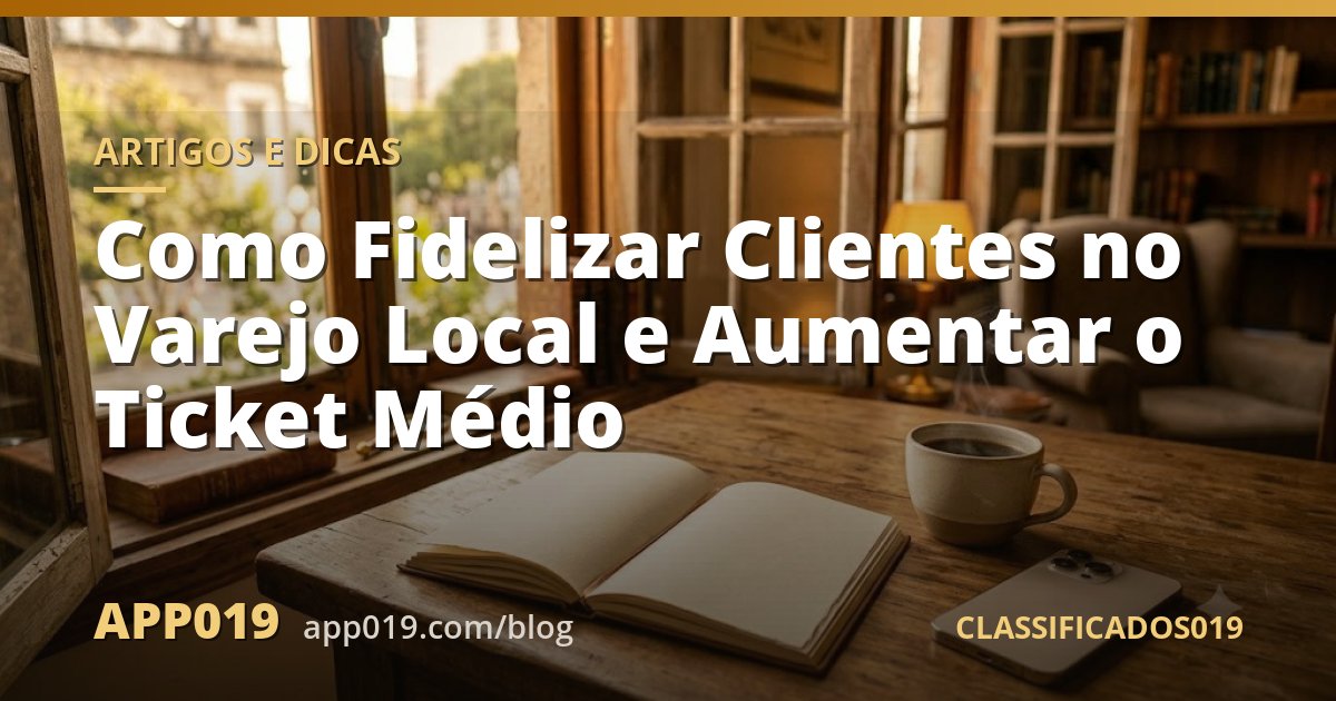 Como Fidelizar Clientes no Varejo Local e Aumentar o Ticket Médio