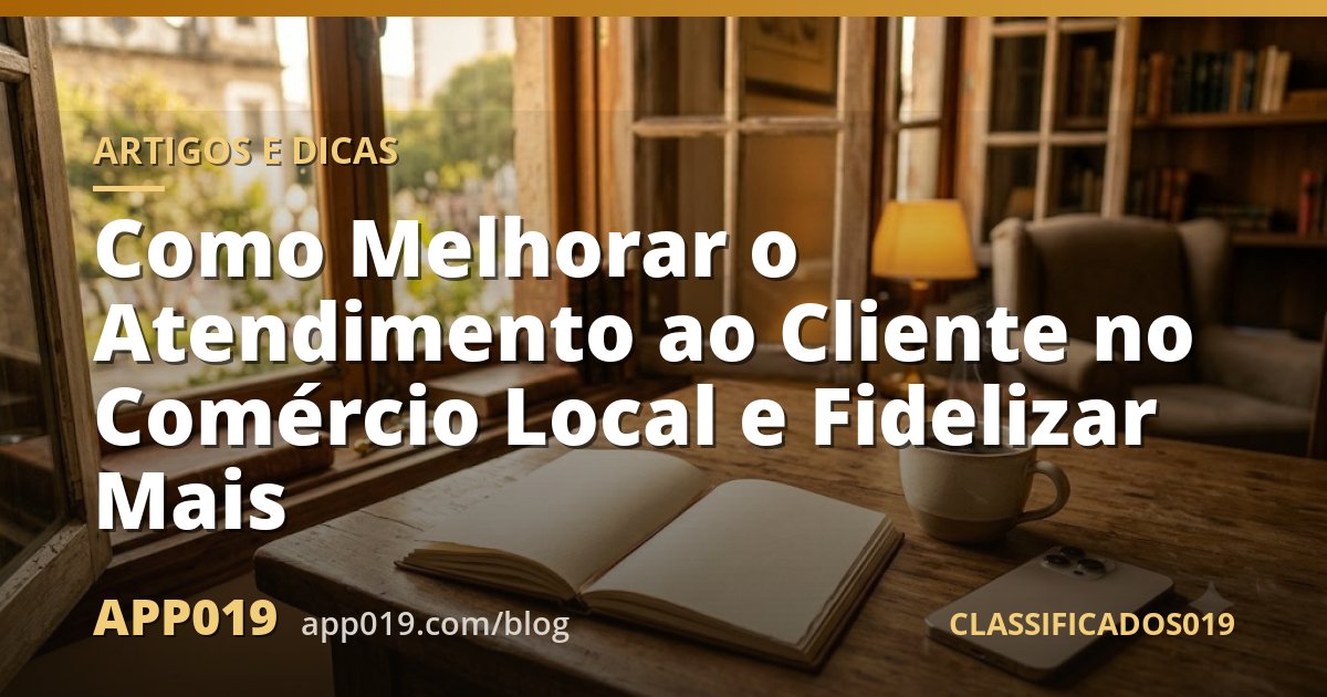 Como Melhorar o Atendimento ao Cliente no Comércio Local e Fidelizar Mais