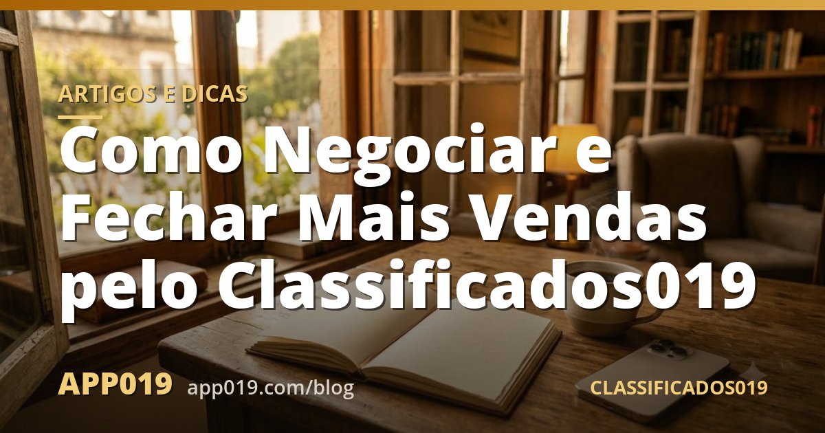 Como Negociar e Fechar Mais Vendas pelo Classificados019