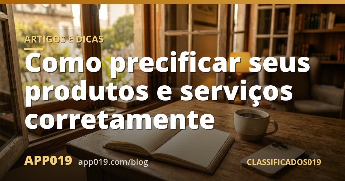 Como precificar seus produtos e serviços corretamente