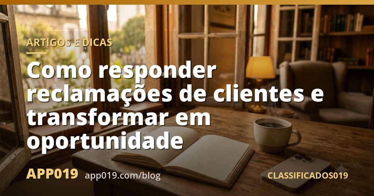 Como responder reclamações de clientes e transformar em oportunidade