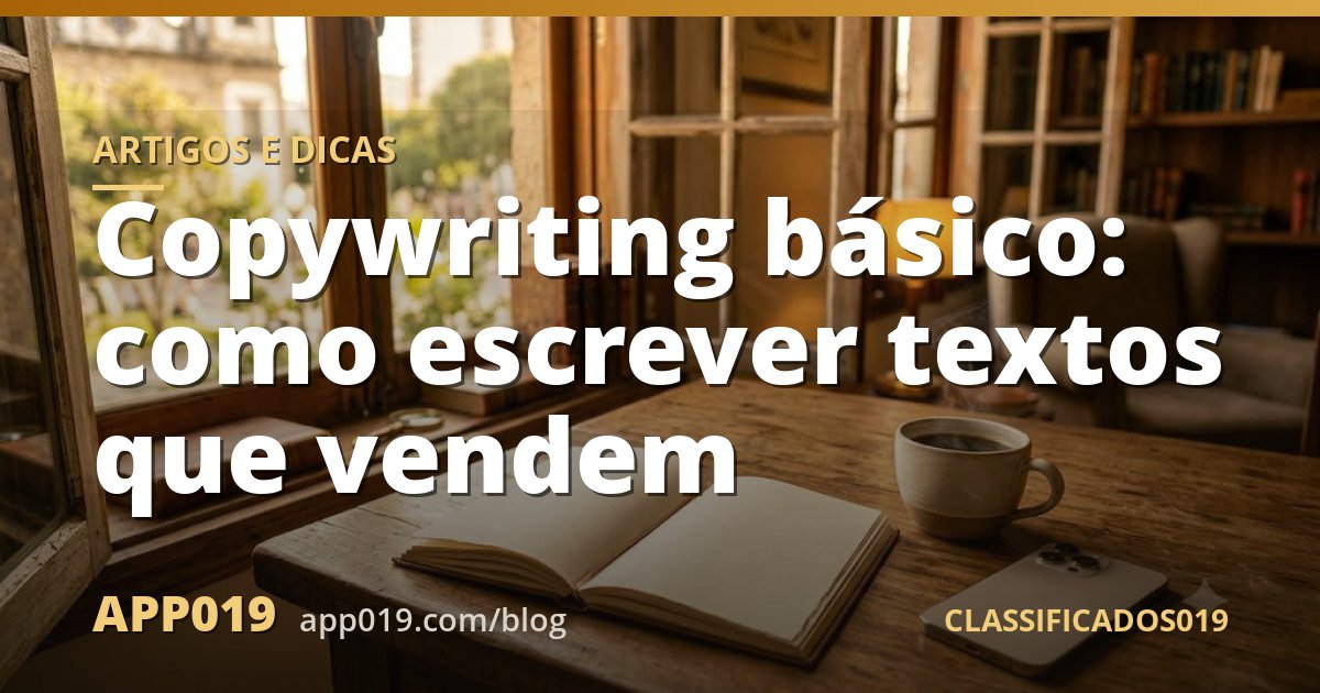 Copywriting básico: como escrever textos que vendem