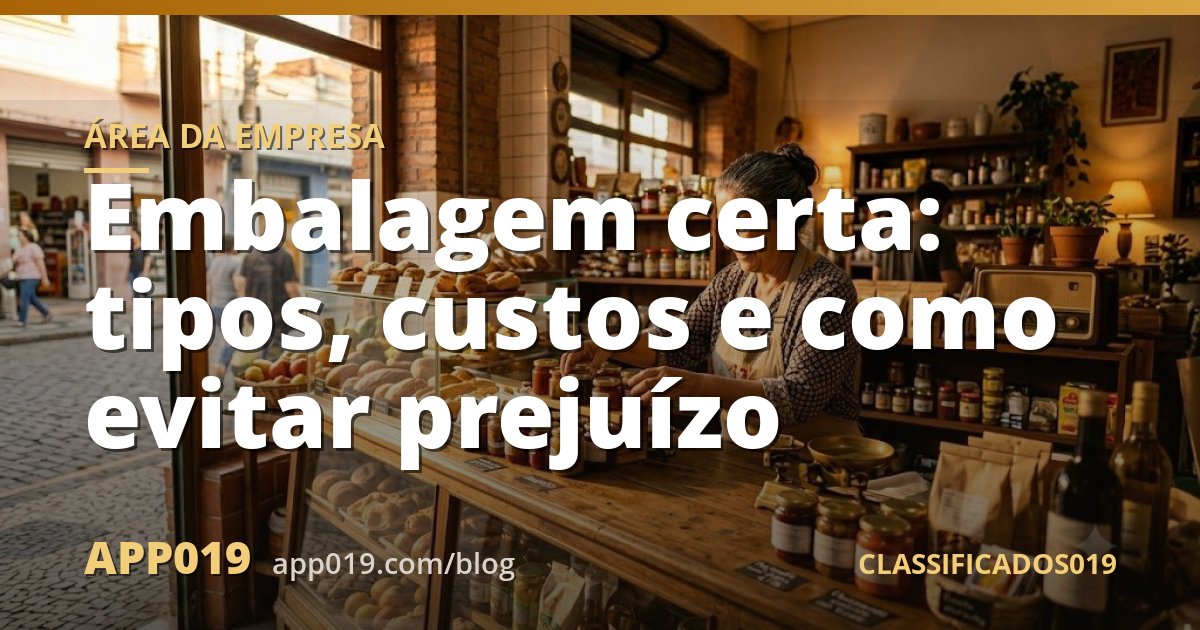 Embalagem certa: tipos, custos e como evitar prejuízo