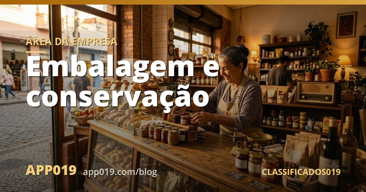 Embalagem e conservação