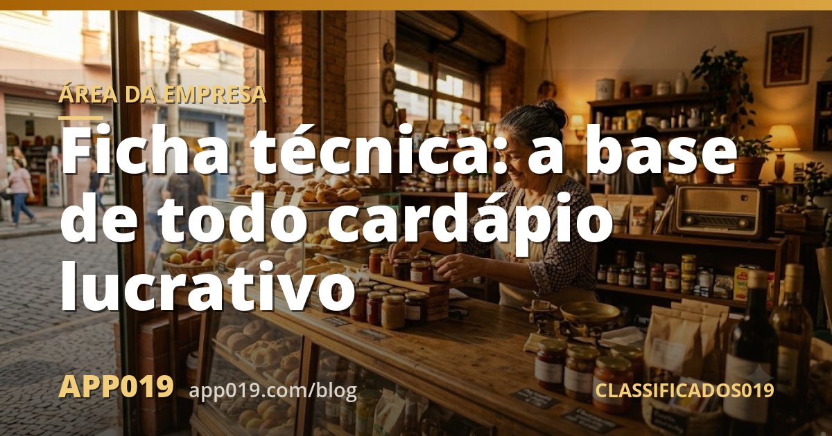 Ficha técnica: a base de todo cardápio lucrativo