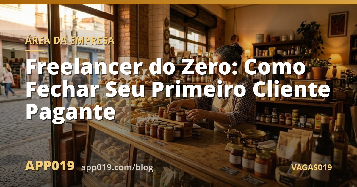 Freelancer do Zero: Como Fechar Seu Primeiro Cliente Pagante
