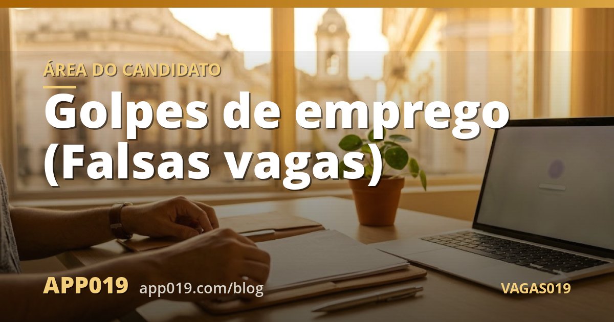 Golpes de emprego (Falsas vagas)