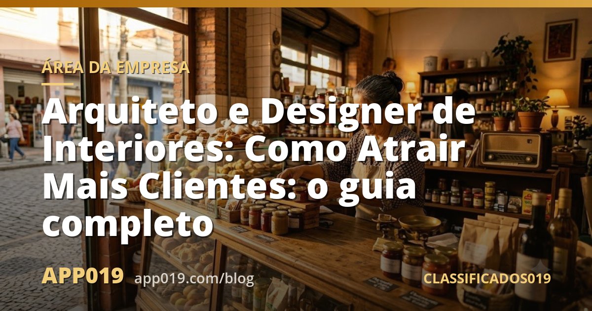 Arquiteto e Designer de Interiores: Como Atrair Mais Clientes: o guia completo