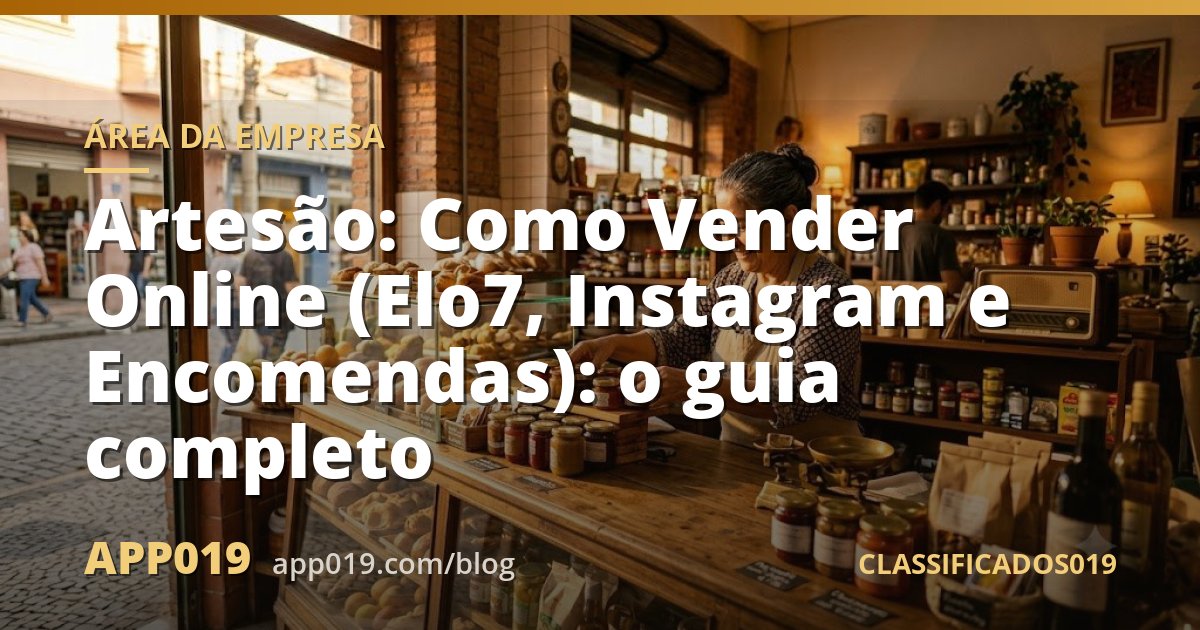 Artesão: Como Vender Online (Elo7, Instagram e Encomendas): o guia completo