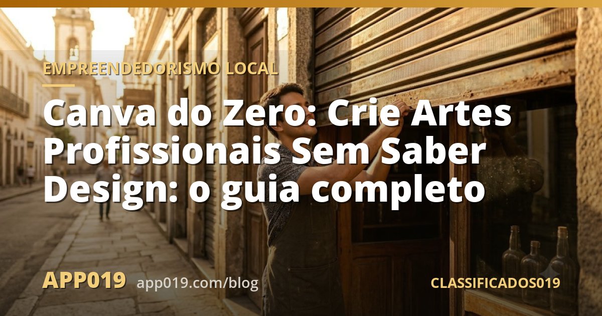 Canva do Zero: Crie Artes Profissionais Sem Saber Design: o guia completo