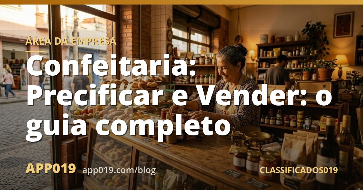 Confeitaria: Precificar e Vender: o guia completo