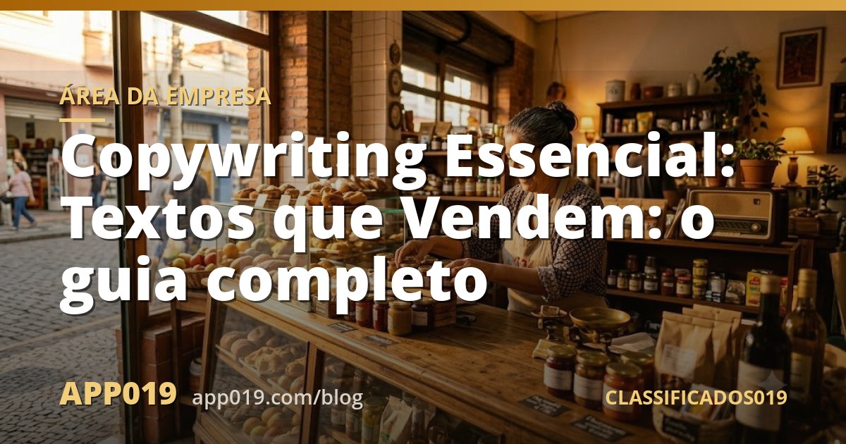 Copywriting Essencial: Textos que Vendem: o guia completo