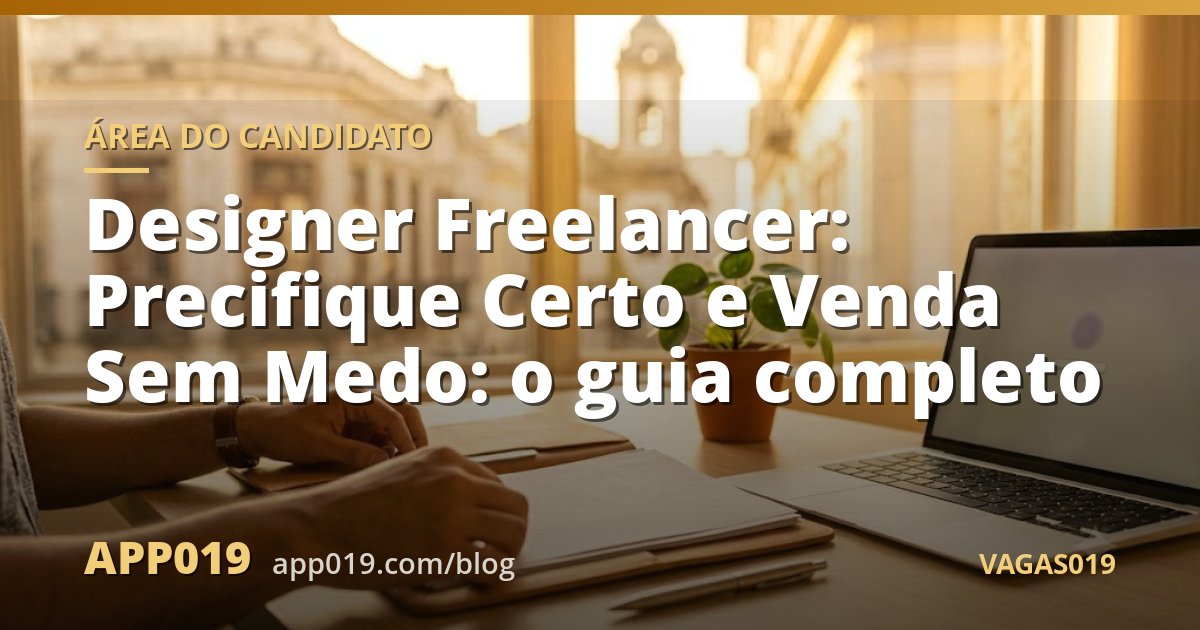 Designer Freelancer: Precifique Certo e Venda Sem Medo: o guia completo