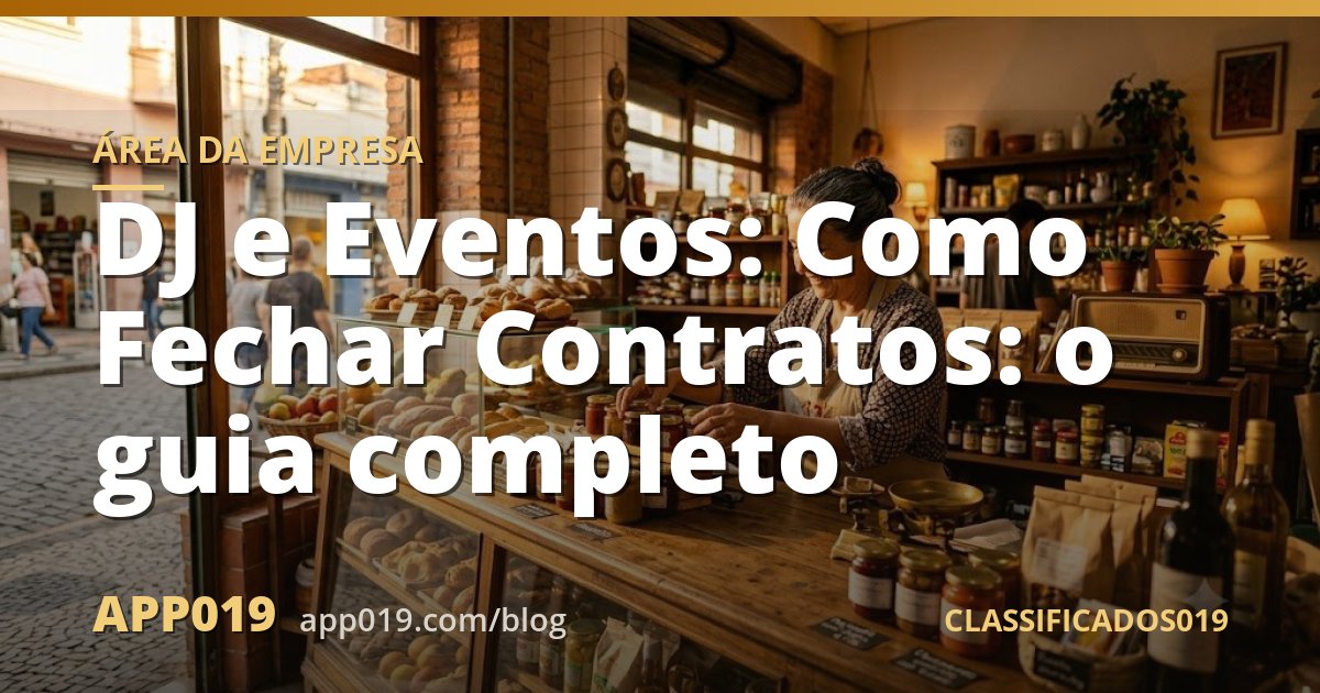 DJ e Eventos: Como Fechar Contratos: o guia completo