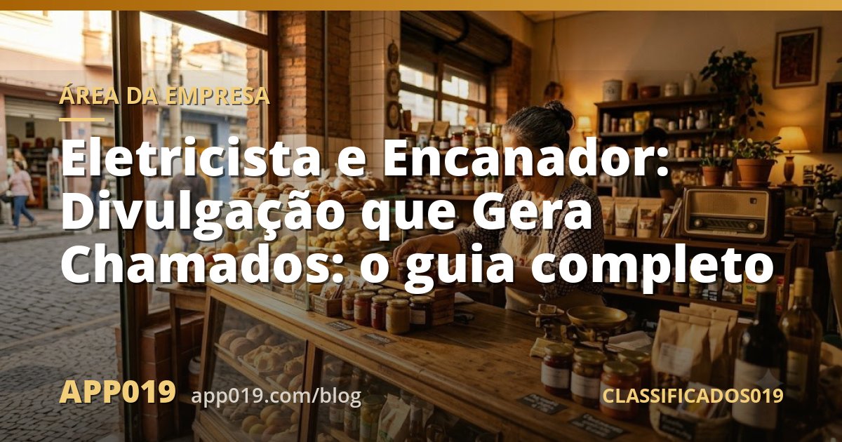 Eletricista e Encanador: Divulgação que Gera Chamados: o guia completo