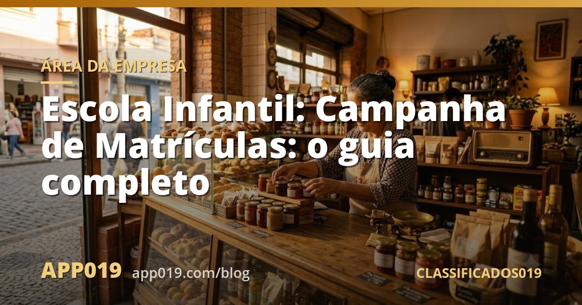 Escola Infantil: Campanha de Matrículas: o guia completo