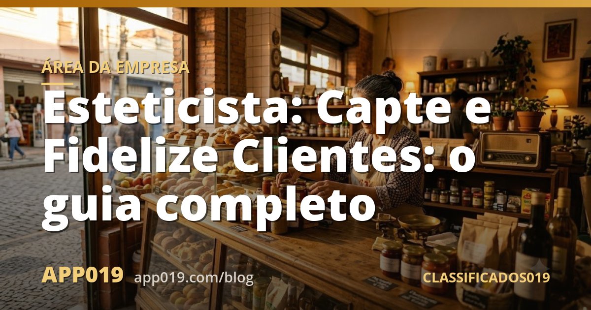 Esteticista: Capte e Fidelize Clientes: o guia completo