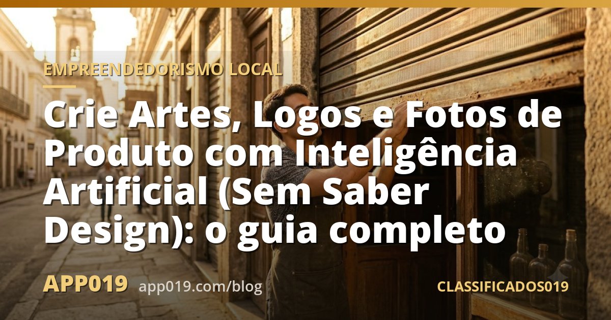 Crie Artes, Logos e Fotos de Produto com Inteligência Artificial (Sem Saber Design): o guia completo