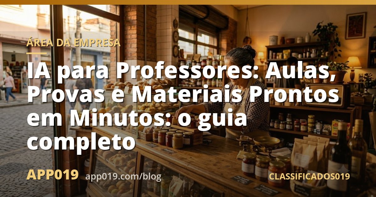 IA para Professores: Aulas, Provas e Materiais Prontos em Minutos: o guia completo