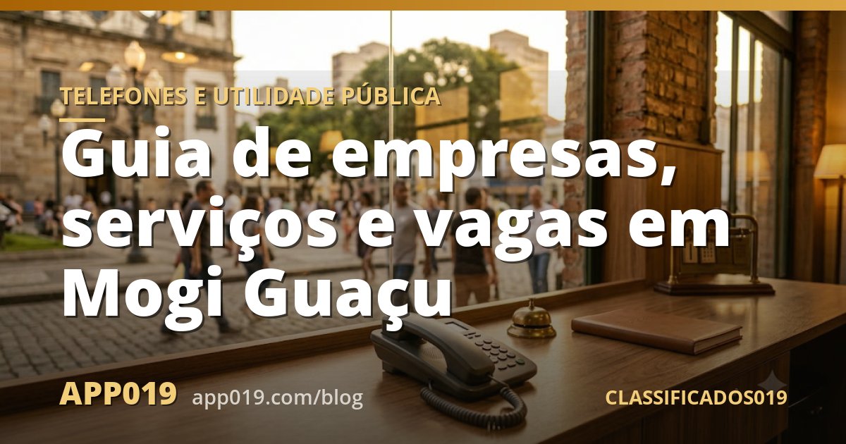 Guia de empresas, serviços e vagas em Mogi Guaçu