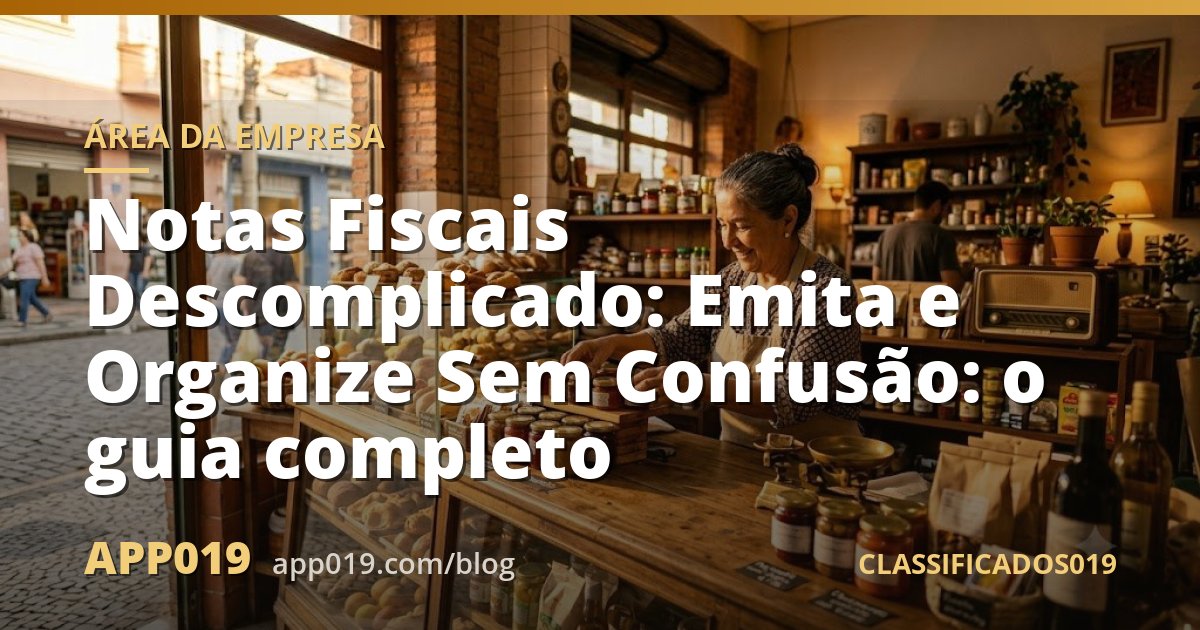 Notas Fiscais Descomplicado: Emita e Organize Sem Confusão: o guia completo