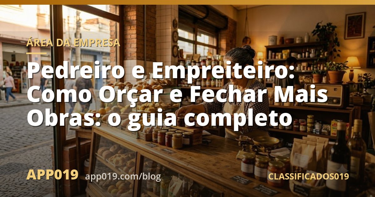 Pedreiro e Empreiteiro: Como Orçar e Fechar Mais Obras: o guia completo