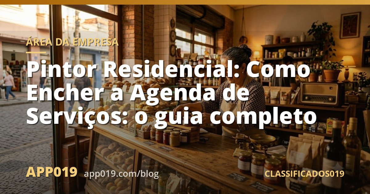Pintor Residencial: Como Encher a Agenda de Serviços: o guia completo