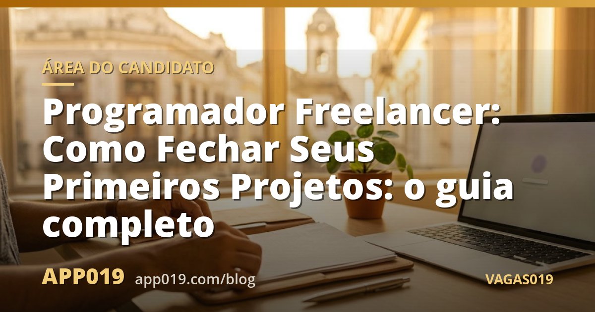 Programador Freelancer: Como Fechar Seus Primeiros Projetos: o guia completo