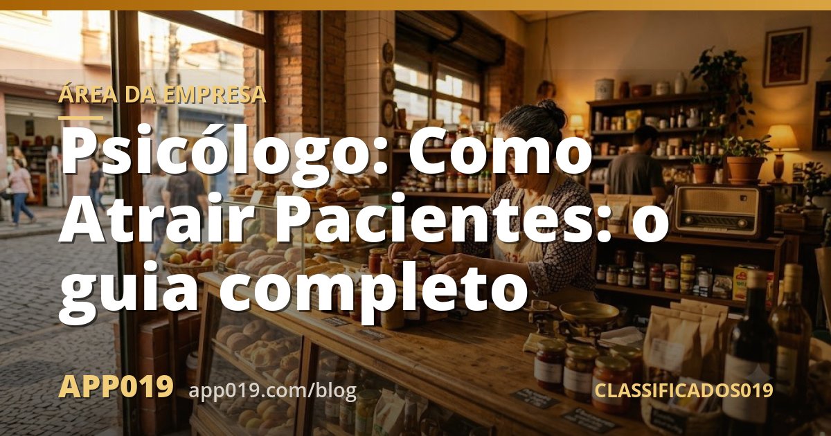 Psicólogo: Como Atrair Pacientes: o guia completo