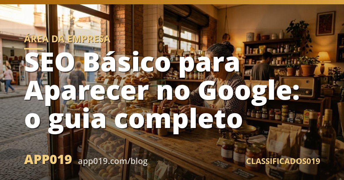 SEO Básico para Aparecer no Google: o guia completo