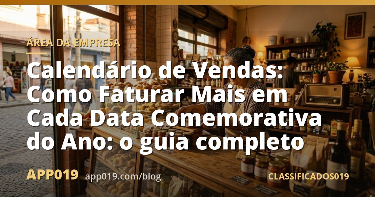 Calendário de Vendas: Como Faturar Mais em Cada Data Comemorativa do Ano: o guia completo