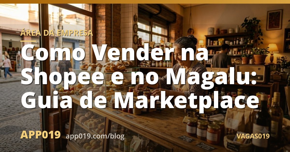 Como Vender na Shopee e no Magalu: Guia de Marketplace