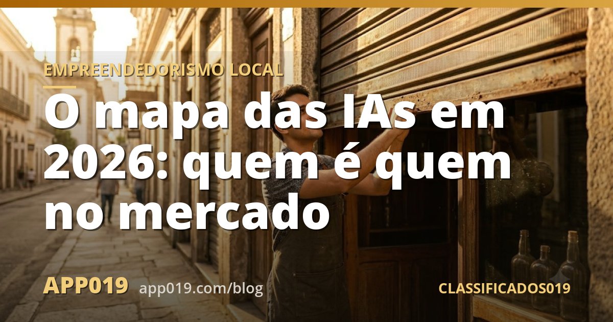 O mapa das IAs em 2026: quem é quem no mercado