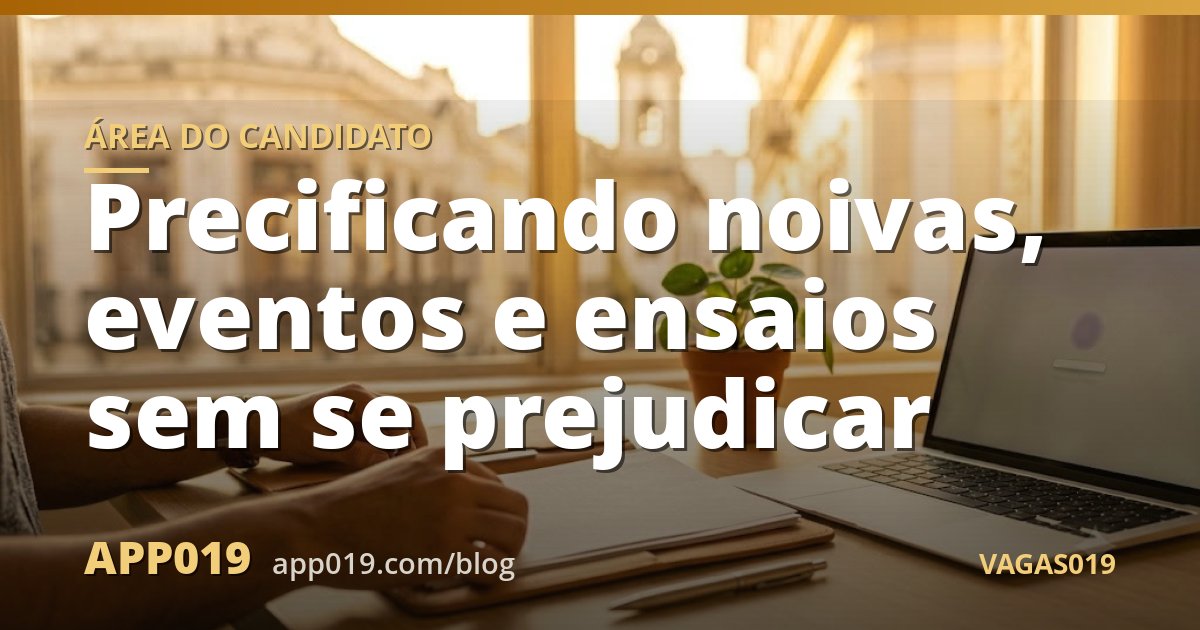 Precificando noivas, eventos e ensaios sem se prejudicar