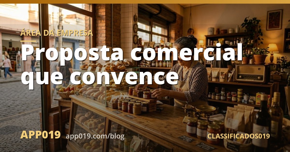 Proposta comercial que convence