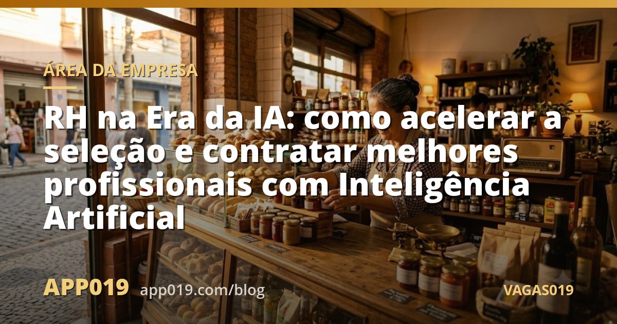 RH na Era da IA: como acelerar a seleção e contratar melhores profissionais com Inteligência Artificial